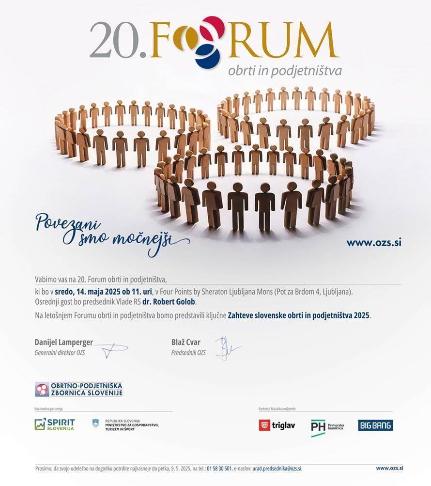 FORUM OBRTI IN PODJETNIŠTVA 2025